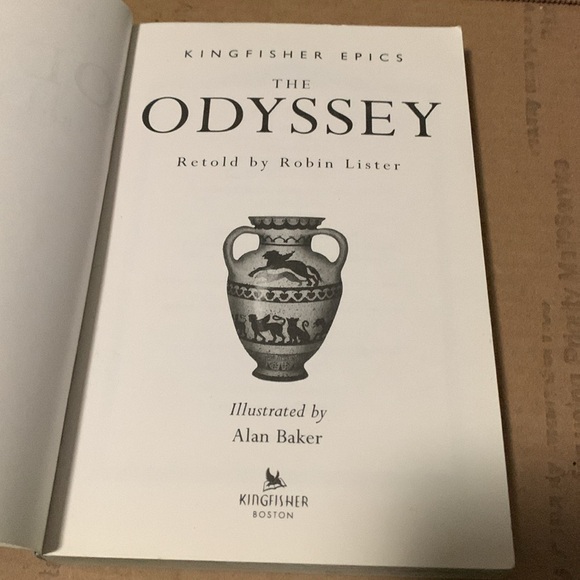 KINGFISHER EPICS THE ODYSSEY RETOLD BY ROBIN LISTER SOFTCOVER BOOK - Picture 3 of 4